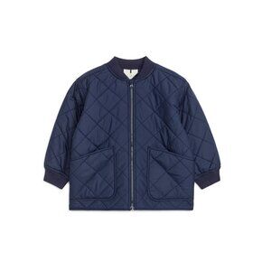ARKET Kid's Quilted Jacket in Navy